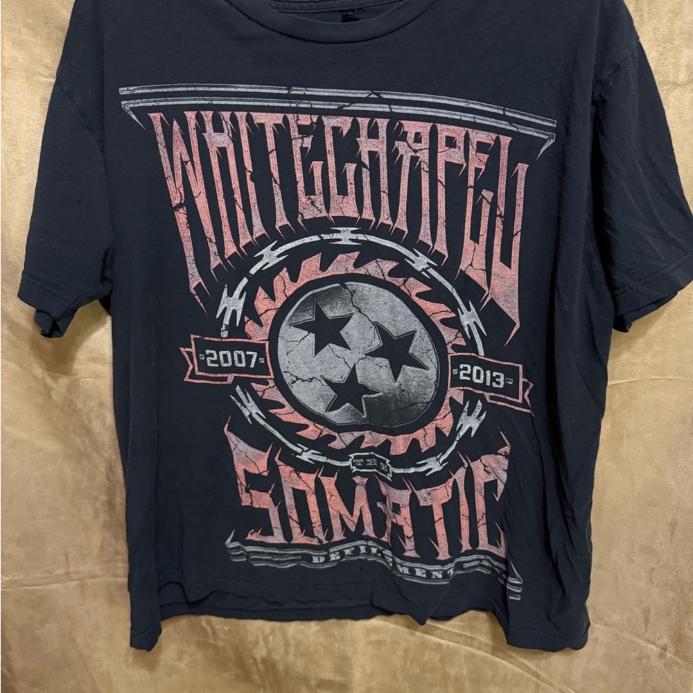2000s WHITECHAPPEL Men's Black T-Shirt